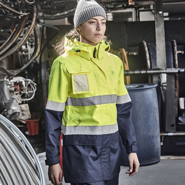 Womens Hi Vis Ultralite Waterproof Jacket Thumbnail