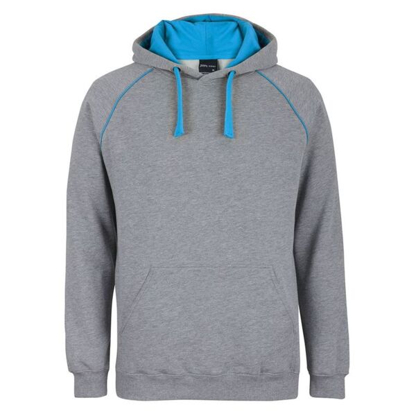 Adults Contrast Fleecy Hoodie Thumbnail